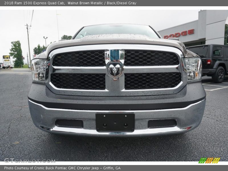 Walnut Brown Metallic / Black/Diesel Gray 2018 Ram 1500 Express Quad Cab