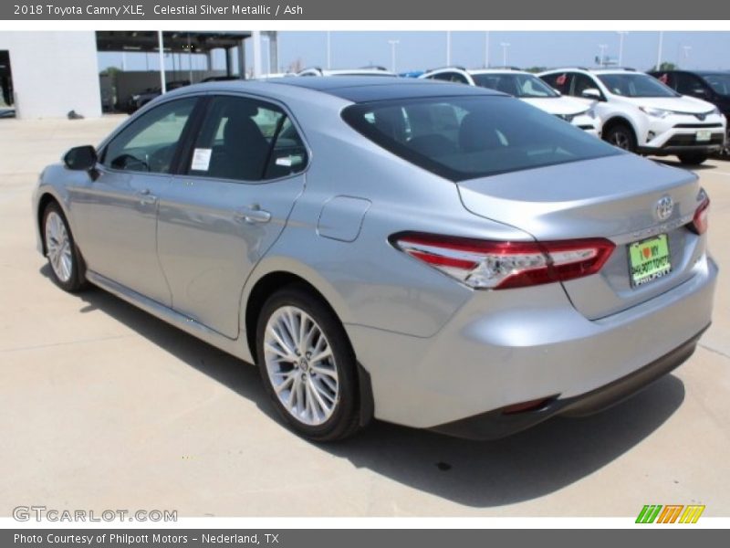 Celestial Silver Metallic / Ash 2018 Toyota Camry XLE