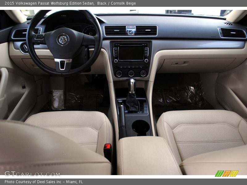 Black / Cornsilk Beige 2015 Volkswagen Passat Wolfsburg Edition Sedan