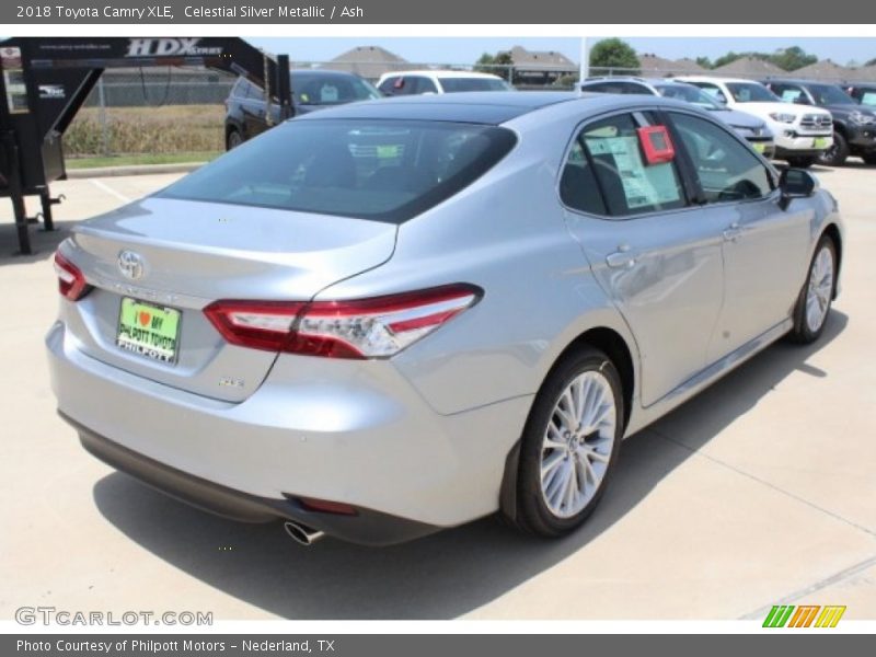 Celestial Silver Metallic / Ash 2018 Toyota Camry XLE