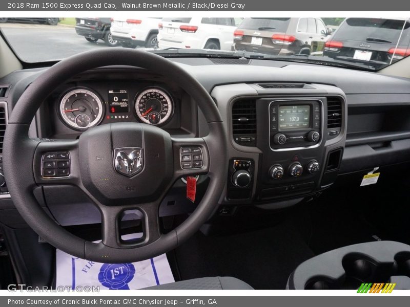Walnut Brown Metallic / Black/Diesel Gray 2018 Ram 1500 Express Quad Cab