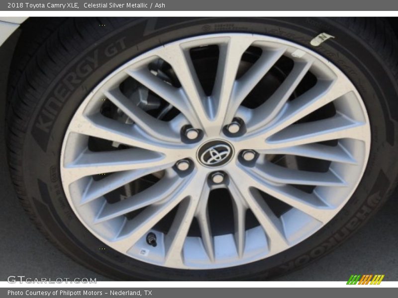 Celestial Silver Metallic / Ash 2018 Toyota Camry XLE
