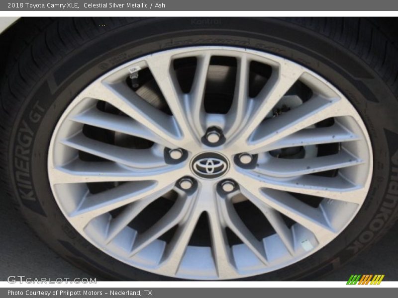Celestial Silver Metallic / Ash 2018 Toyota Camry XLE