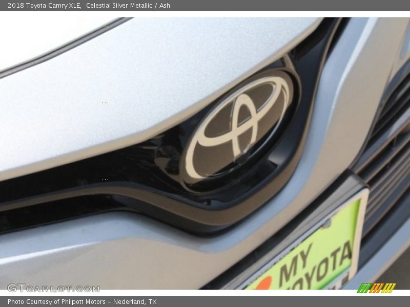 Celestial Silver Metallic / Ash 2018 Toyota Camry XLE