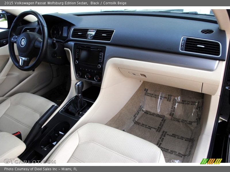 Black / Cornsilk Beige 2015 Volkswagen Passat Wolfsburg Edition Sedan