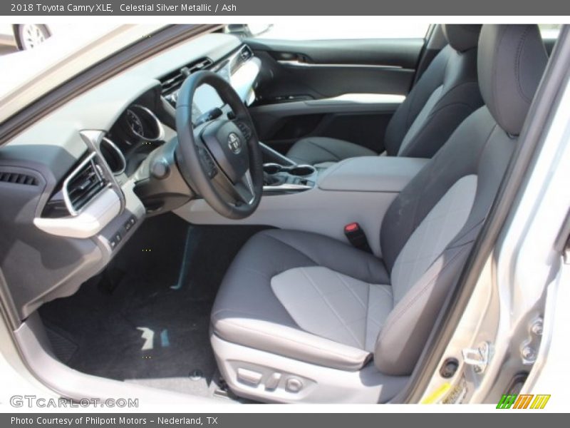 Celestial Silver Metallic / Ash 2018 Toyota Camry XLE
