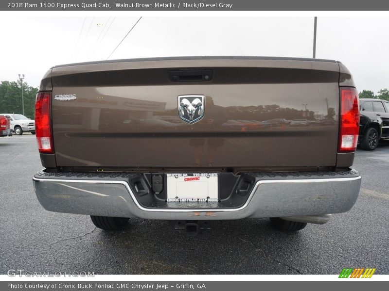 Walnut Brown Metallic / Black/Diesel Gray 2018 Ram 1500 Express Quad Cab