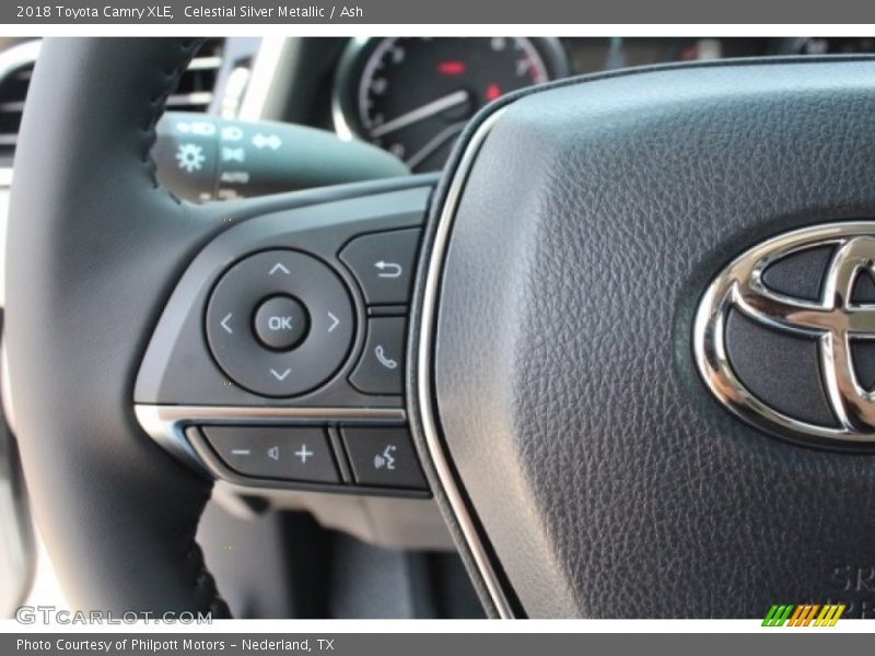 Celestial Silver Metallic / Ash 2018 Toyota Camry XLE