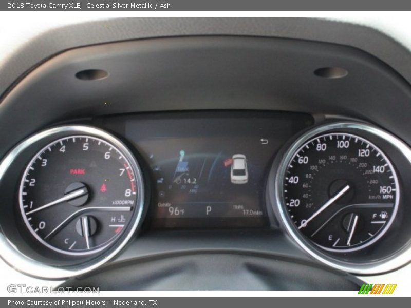 Celestial Silver Metallic / Ash 2018 Toyota Camry XLE