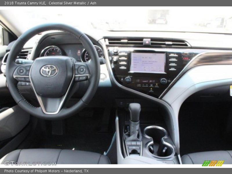 Celestial Silver Metallic / Ash 2018 Toyota Camry XLE