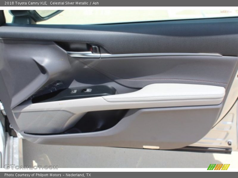Celestial Silver Metallic / Ash 2018 Toyota Camry XLE