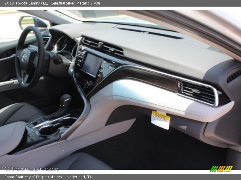 Celestial Silver Metallic / Ash 2018 Toyota Camry XLE