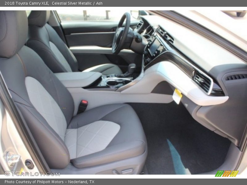 Celestial Silver Metallic / Ash 2018 Toyota Camry XLE