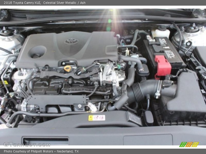 Celestial Silver Metallic / Ash 2018 Toyota Camry XLE