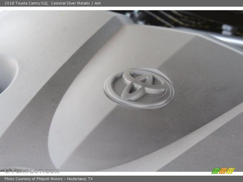 Celestial Silver Metallic / Ash 2018 Toyota Camry XLE