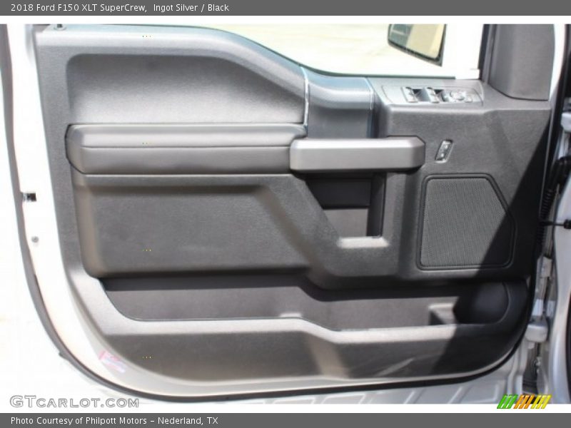 Ingot Silver / Black 2018 Ford F150 XLT SuperCrew