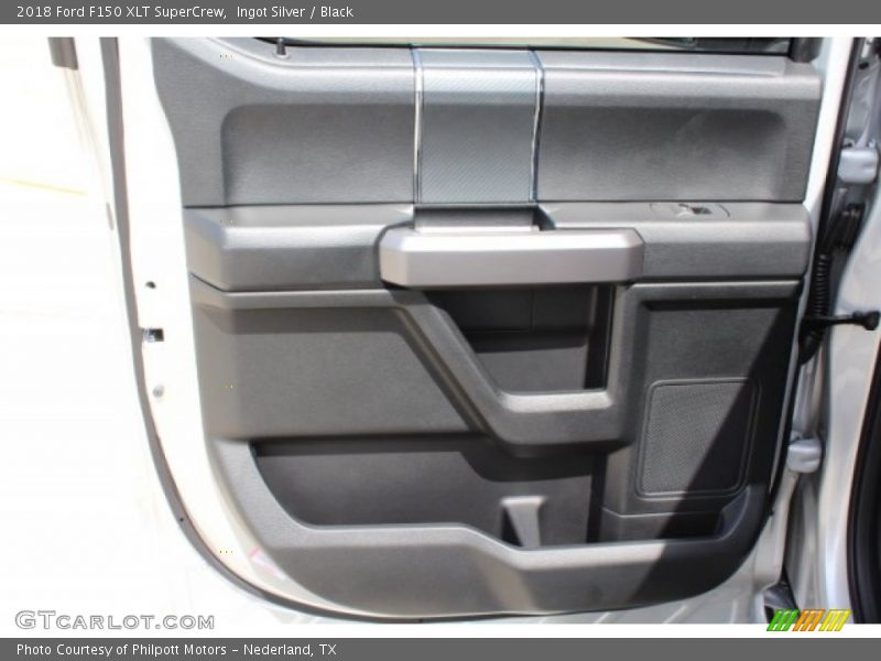 Ingot Silver / Black 2018 Ford F150 XLT SuperCrew