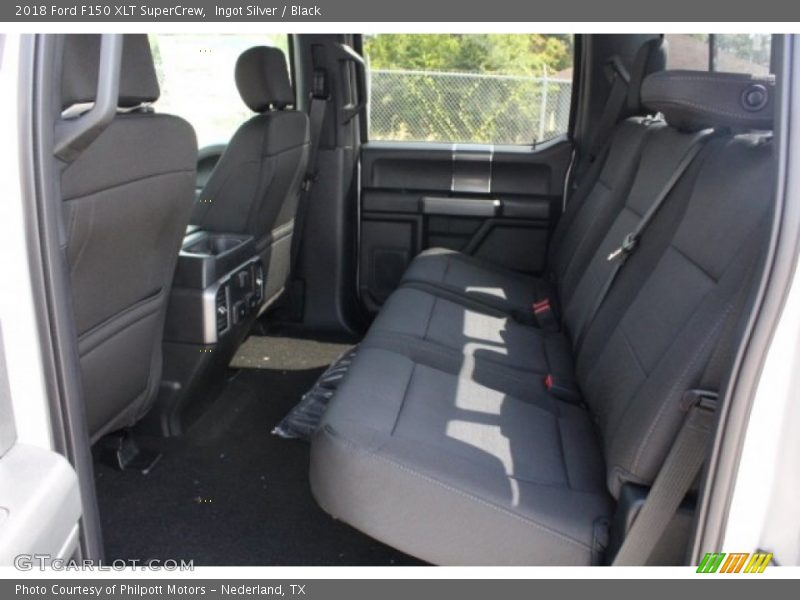 Ingot Silver / Black 2018 Ford F150 XLT SuperCrew
