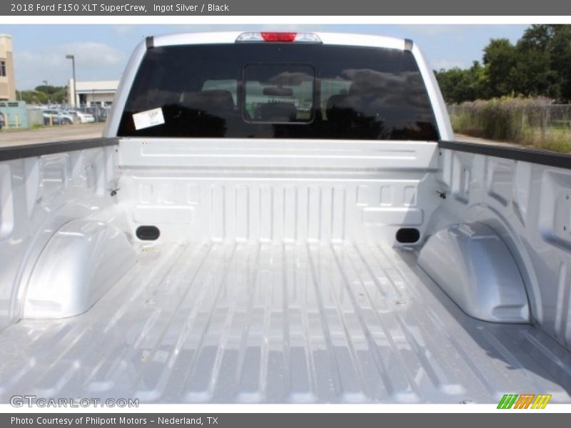 Ingot Silver / Black 2018 Ford F150 XLT SuperCrew