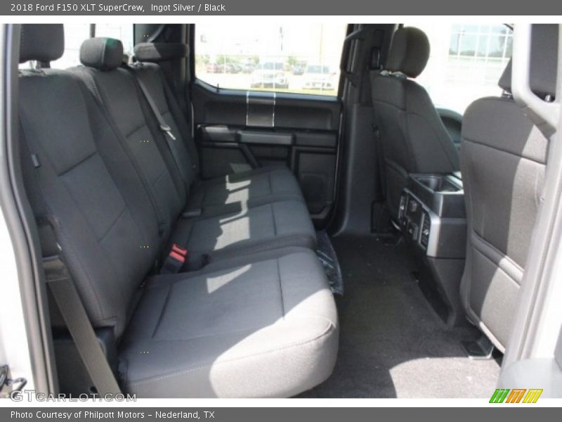 Ingot Silver / Black 2018 Ford F150 XLT SuperCrew