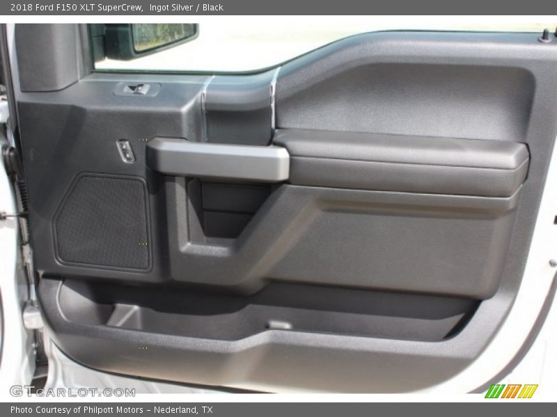 Ingot Silver / Black 2018 Ford F150 XLT SuperCrew