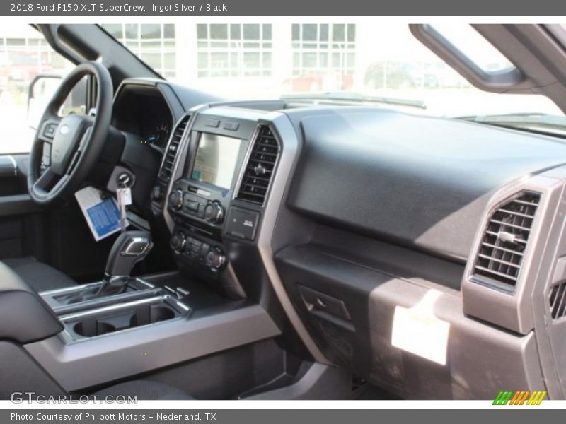 Ingot Silver / Black 2018 Ford F150 XLT SuperCrew