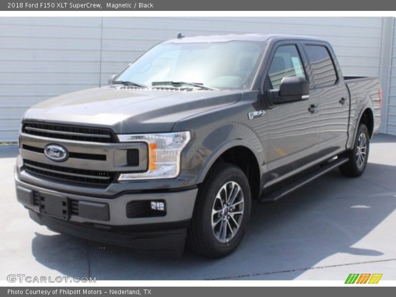 Magnetic / Black 2018 Ford F150 XLT SuperCrew