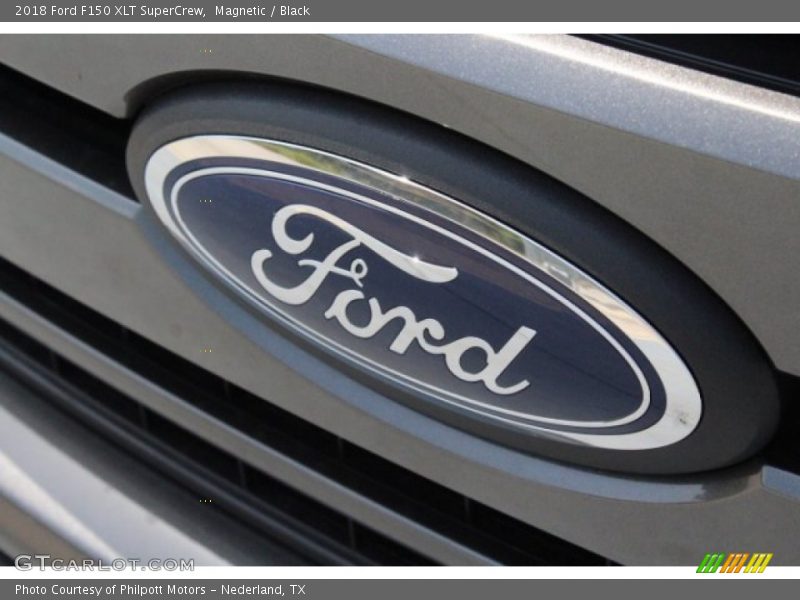 Magnetic / Black 2018 Ford F150 XLT SuperCrew
