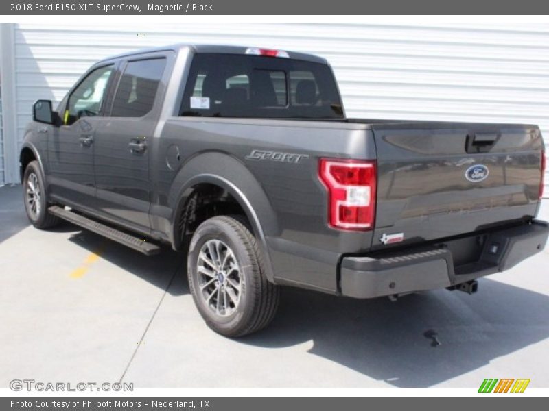 Magnetic / Black 2018 Ford F150 XLT SuperCrew