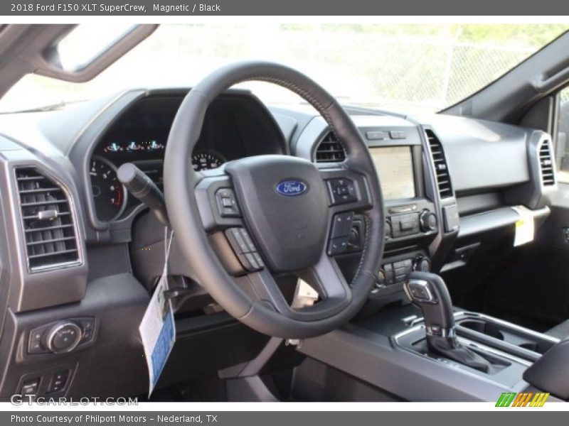Magnetic / Black 2018 Ford F150 XLT SuperCrew