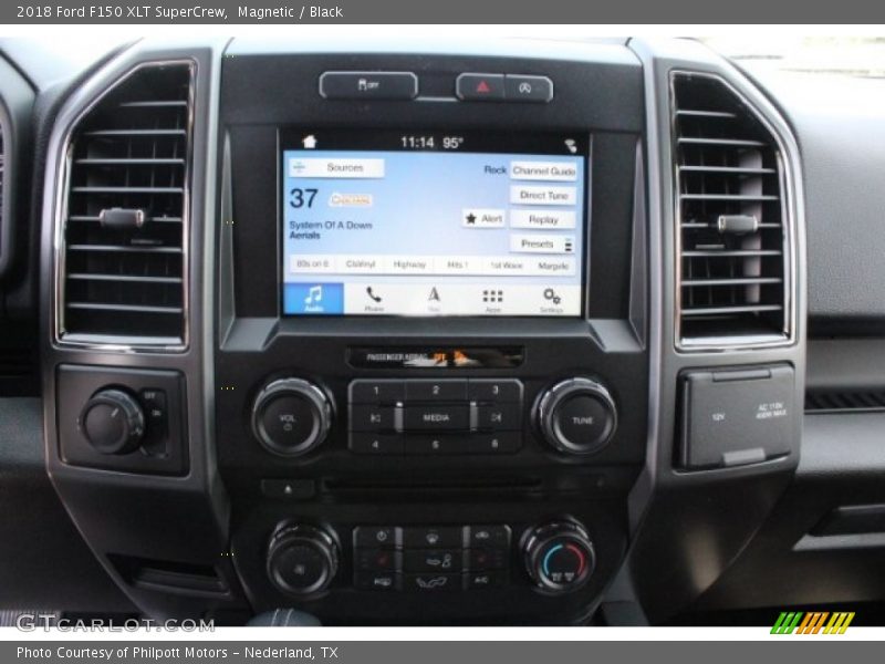 Magnetic / Black 2018 Ford F150 XLT SuperCrew