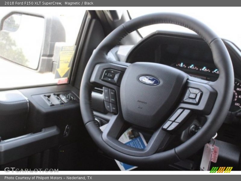 Magnetic / Black 2018 Ford F150 XLT SuperCrew