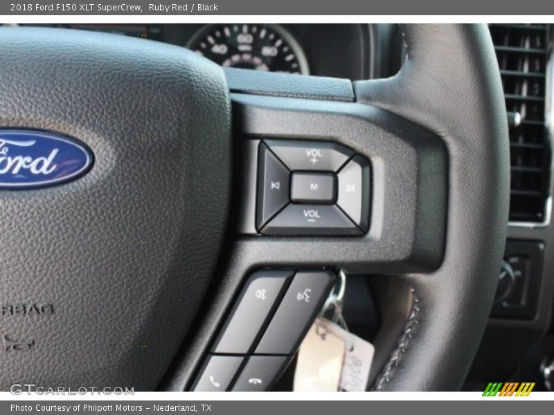Ruby Red / Black 2018 Ford F150 XLT SuperCrew