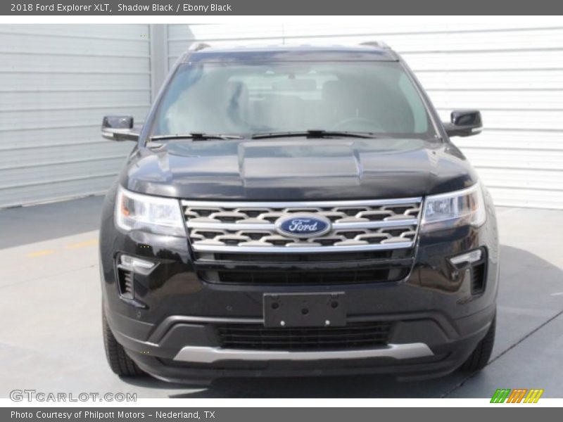 Shadow Black / Ebony Black 2018 Ford Explorer XLT