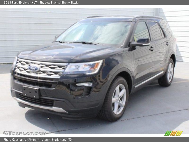 Shadow Black / Ebony Black 2018 Ford Explorer XLT