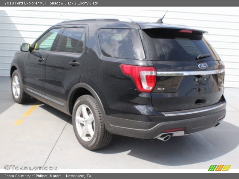 Shadow Black / Ebony Black 2018 Ford Explorer XLT