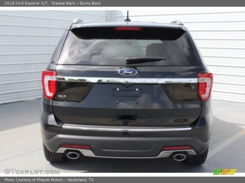 Shadow Black / Ebony Black 2018 Ford Explorer XLT