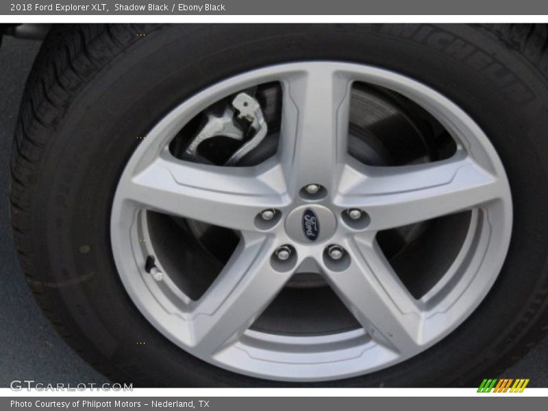Shadow Black / Ebony Black 2018 Ford Explorer XLT
