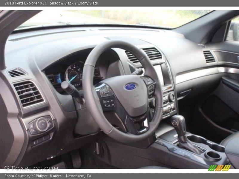 Shadow Black / Ebony Black 2018 Ford Explorer XLT