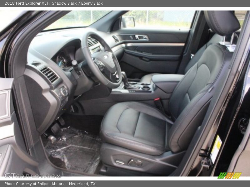 Shadow Black / Ebony Black 2018 Ford Explorer XLT