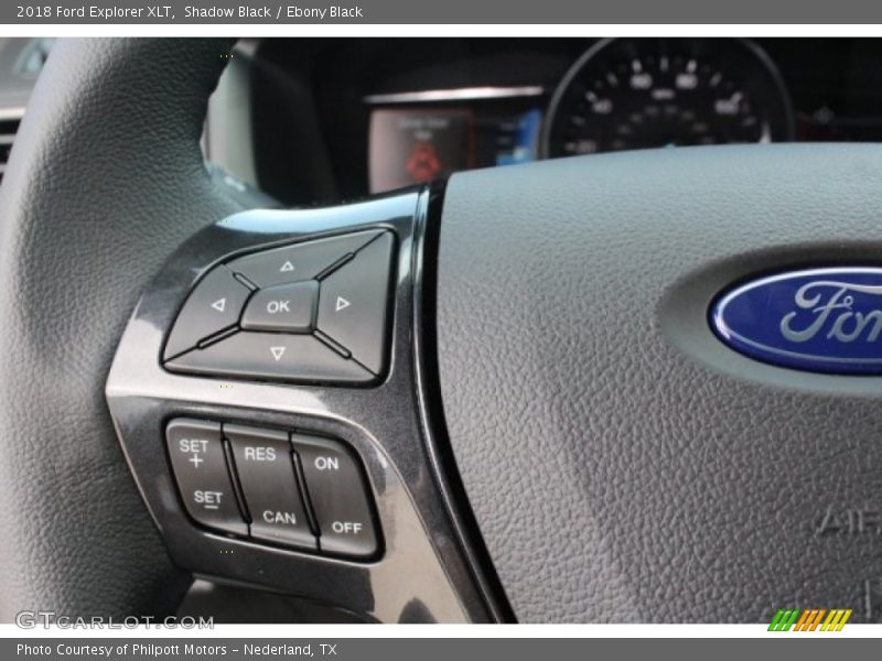 Shadow Black / Ebony Black 2018 Ford Explorer XLT