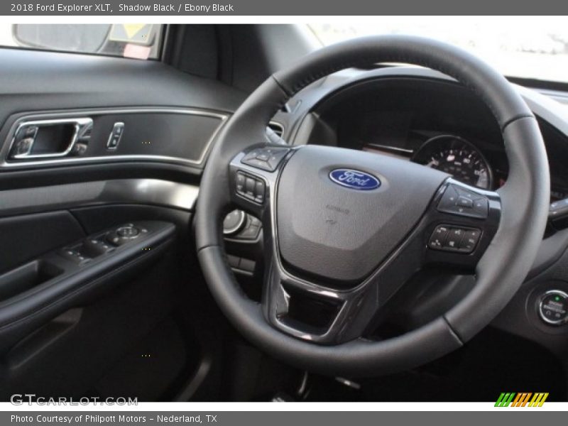 Shadow Black / Ebony Black 2018 Ford Explorer XLT