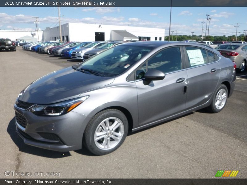 Satin Steel Gray Metallic / Jet Black 2018 Chevrolet Cruze LT