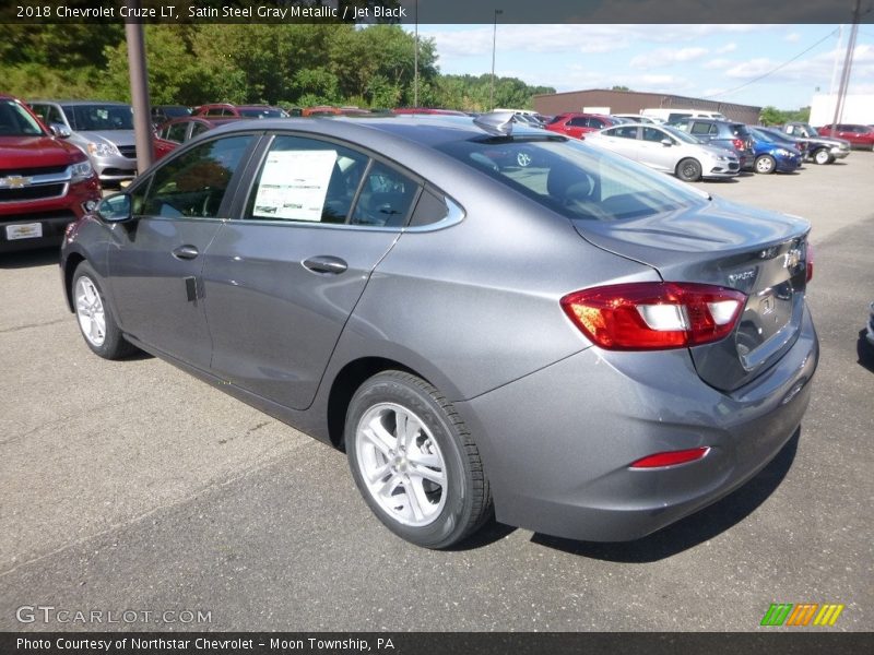 Satin Steel Gray Metallic / Jet Black 2018 Chevrolet Cruze LT