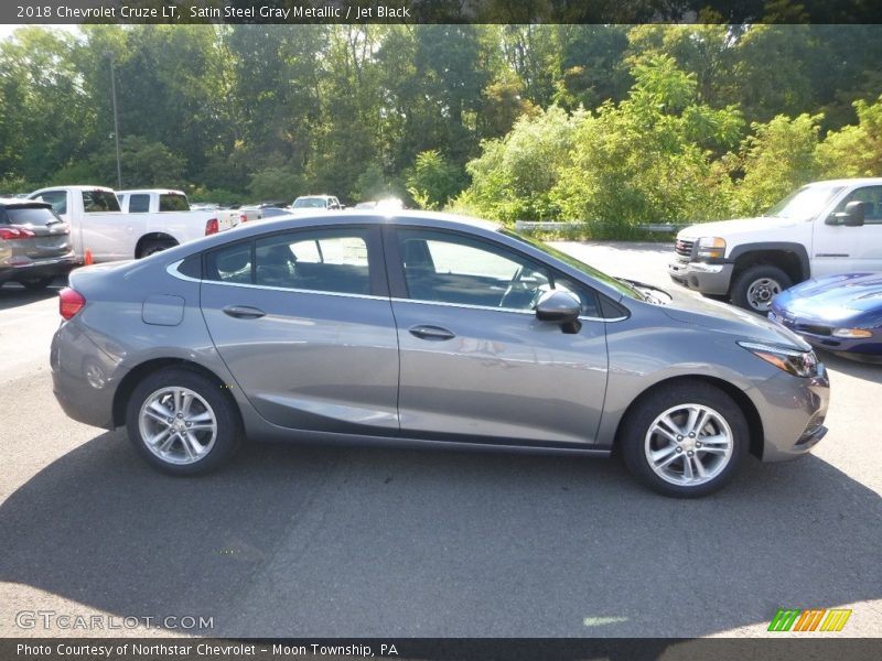 Satin Steel Gray Metallic / Jet Black 2018 Chevrolet Cruze LT