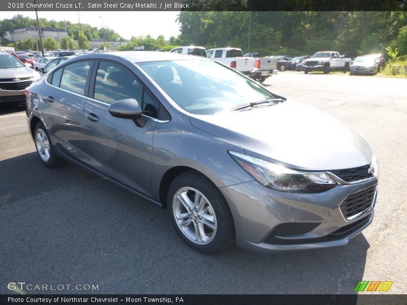 Satin Steel Gray Metallic / Jet Black 2018 Chevrolet Cruze LT