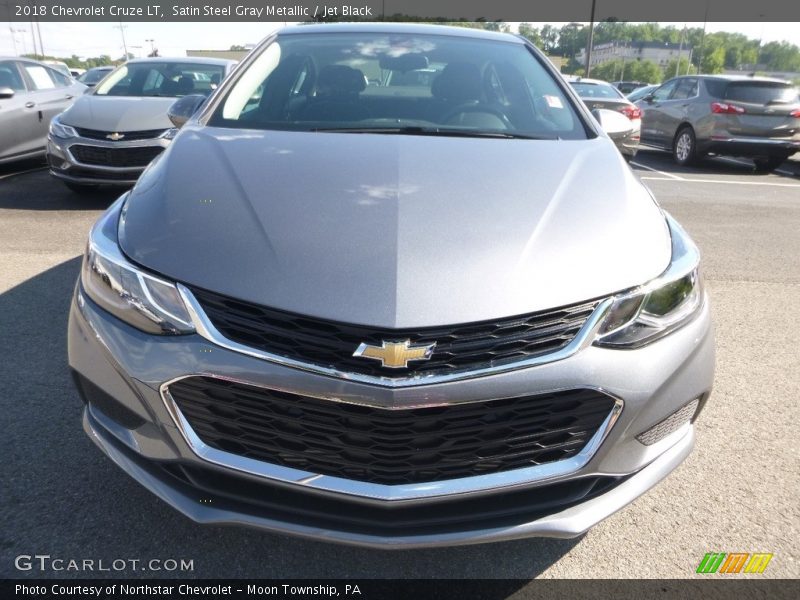 Satin Steel Gray Metallic / Jet Black 2018 Chevrolet Cruze LT