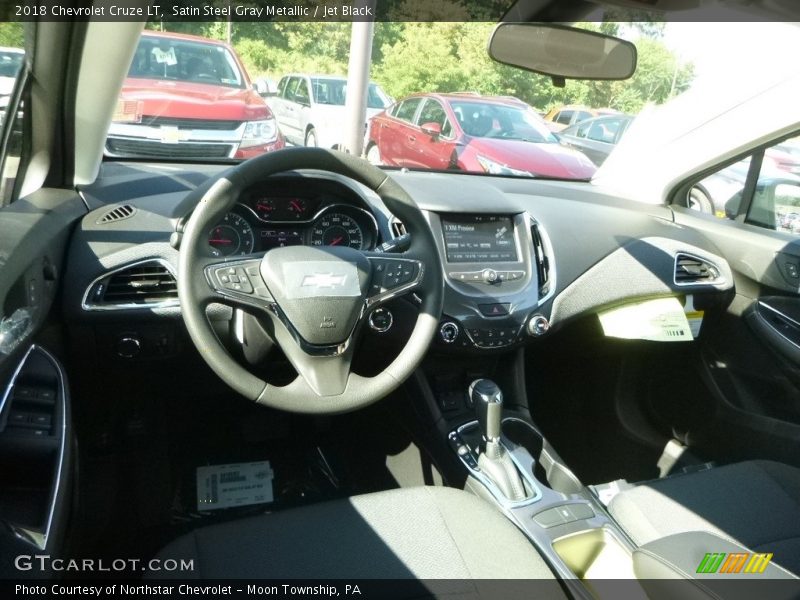 Satin Steel Gray Metallic / Jet Black 2018 Chevrolet Cruze LT