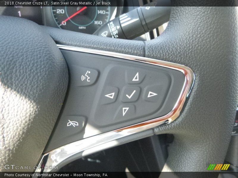 Satin Steel Gray Metallic / Jet Black 2018 Chevrolet Cruze LT