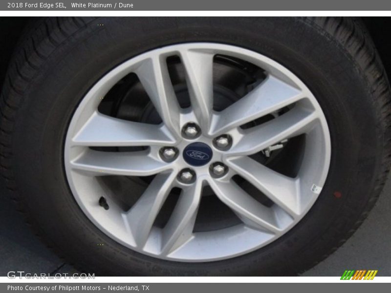 White Platinum / Dune 2018 Ford Edge SEL